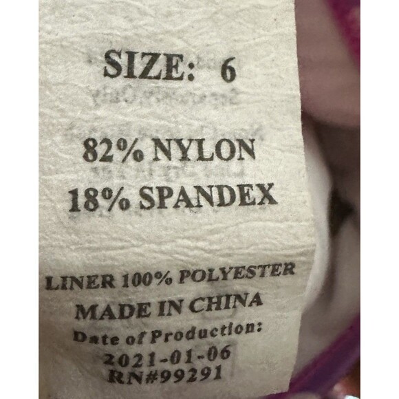 Set of Two Girls One Piece Swimsuits Wonder Nation & Okami Sz 6 Multicolor - Picture 8 of 10